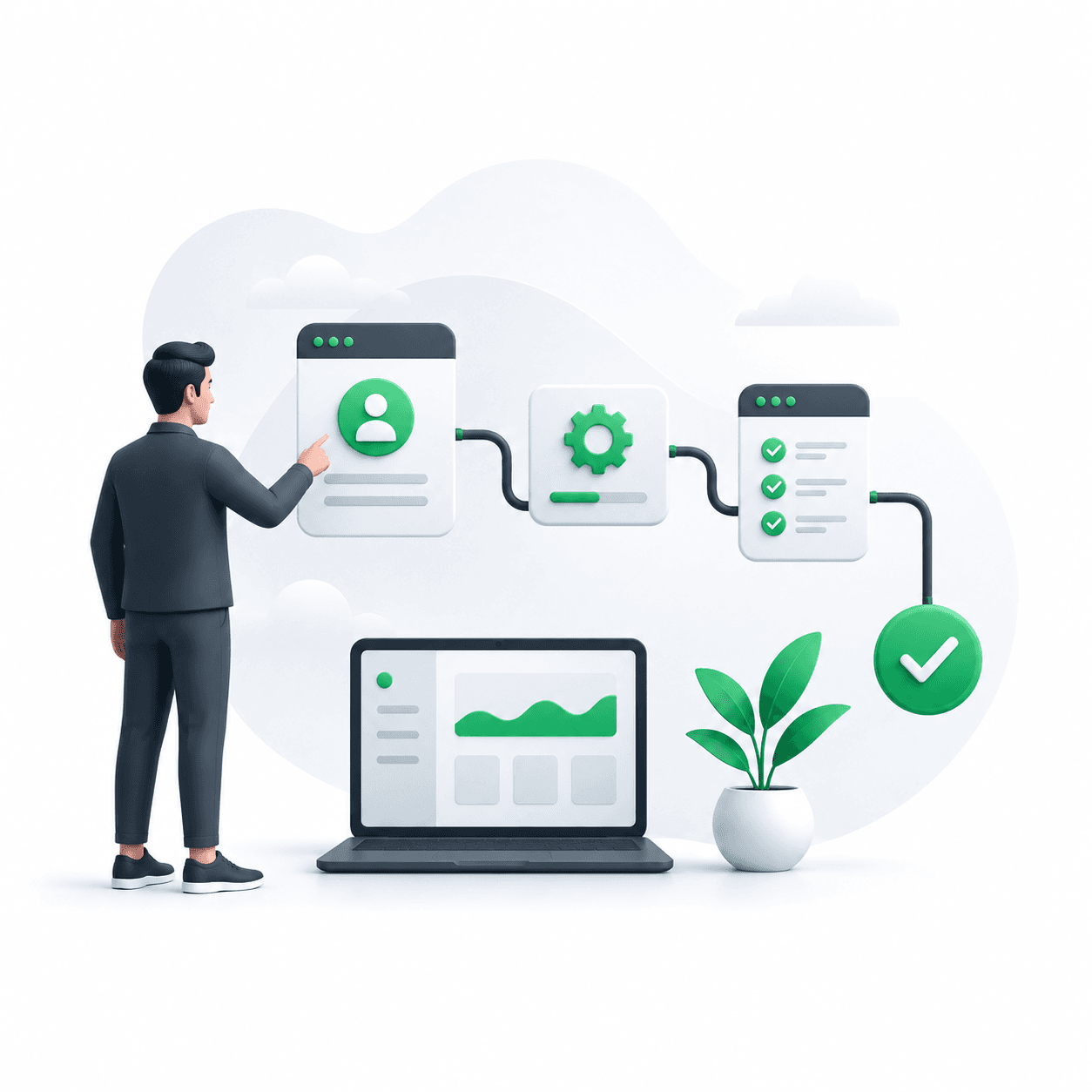 Seamless Process illustration